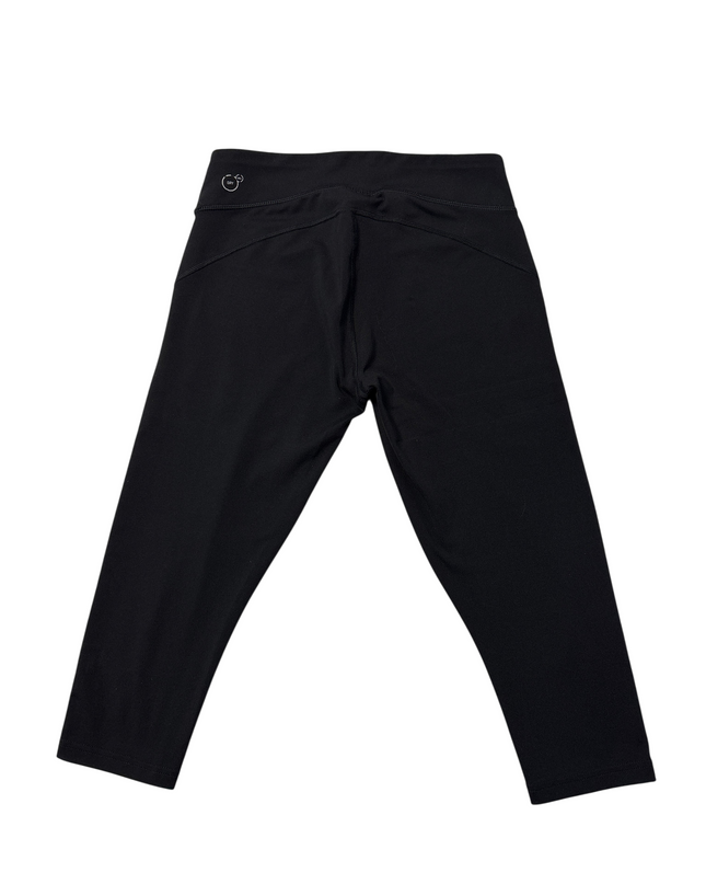 Puma Black Logo High Waist Cropped Leggings
