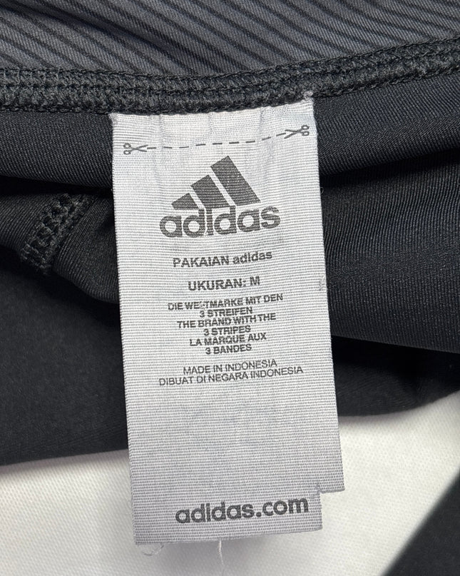 Adidas Black Graphic Panel Cropped Leggings