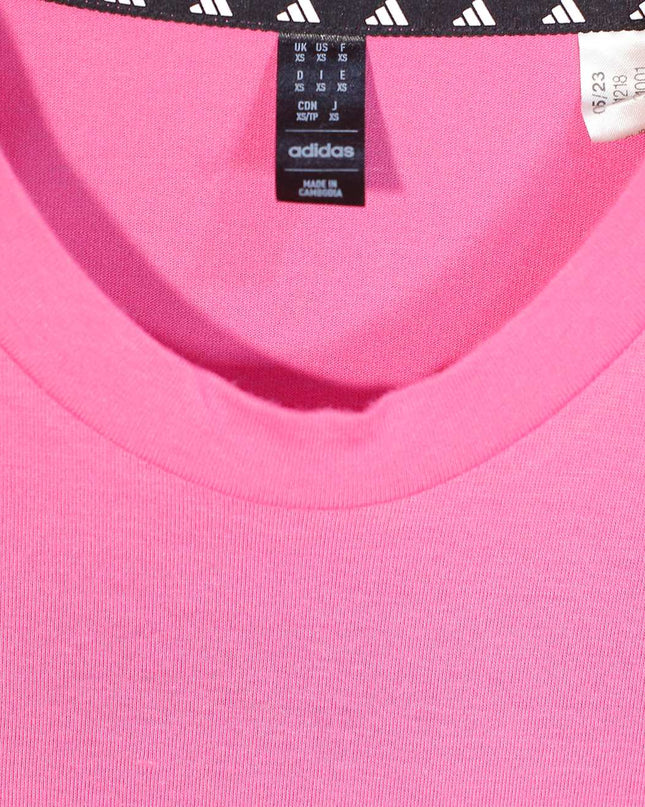 Adidas Train Essentials Feelready Logo Training Pink T Shirt