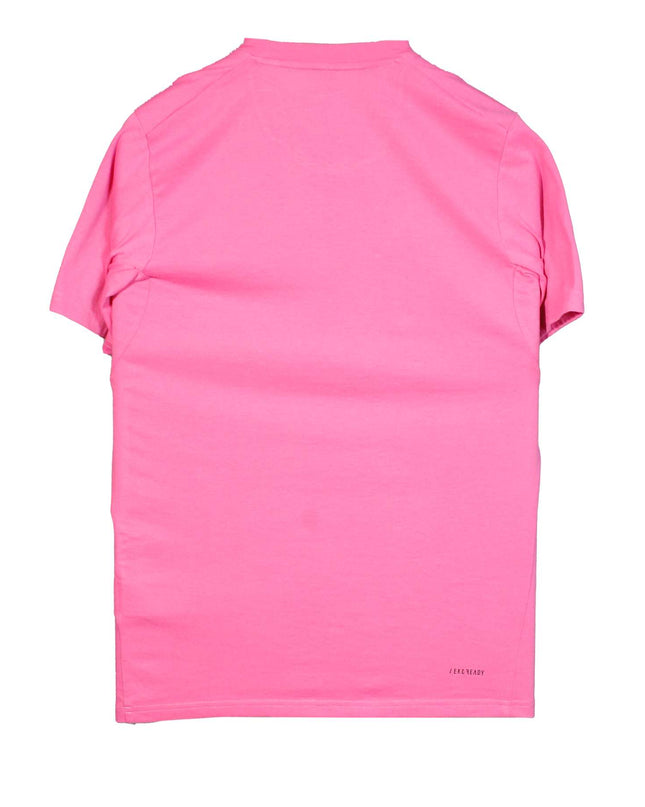 Adidas Train Essentials Feelready Logo Training Pink T Shirt