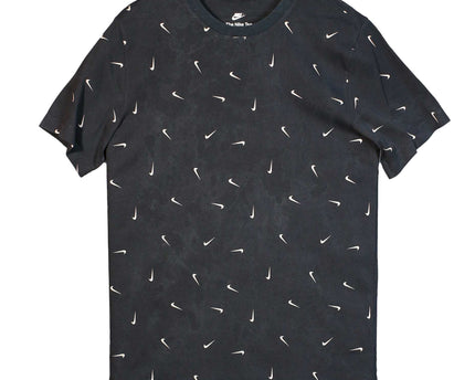Nike Sportswear Club All Over Print Men's Black T-Shirt
