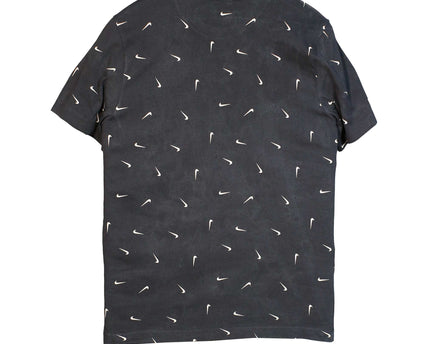 Nike Sportswear Club All Over Print Men's Black T-Shirt