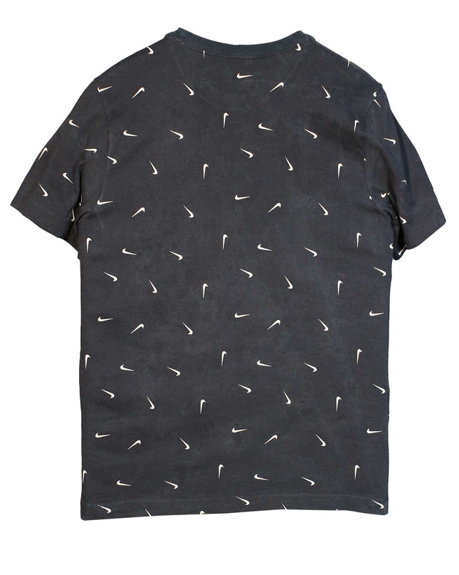 Nike Sportswear Club All Over Print Men's Black T-Shirt