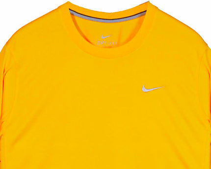 Nike Boys Dri-Fit Short Sleeve Yellow T-Shirt