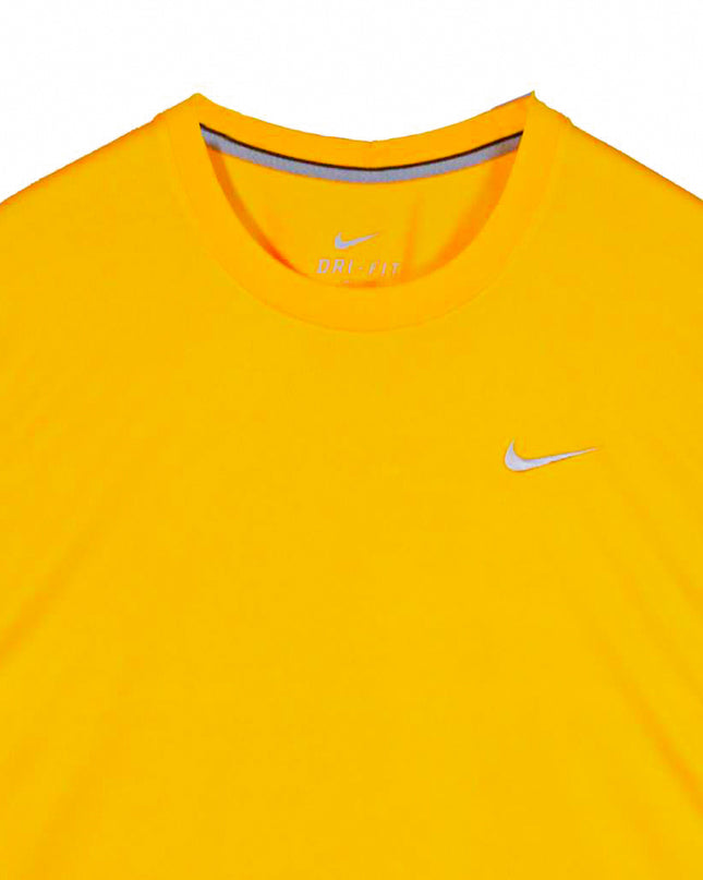 Nike Boys Dri-Fit Short Sleeve Yellow T-Shirt