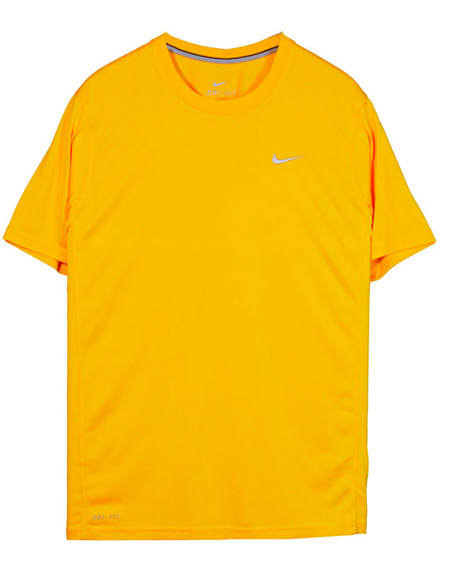 Nike Boys Dri-Fit Short Sleeve Yellow T-Shirt