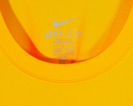Nike Boys Dri-Fit Short Sleeve Yellow T-Shirt