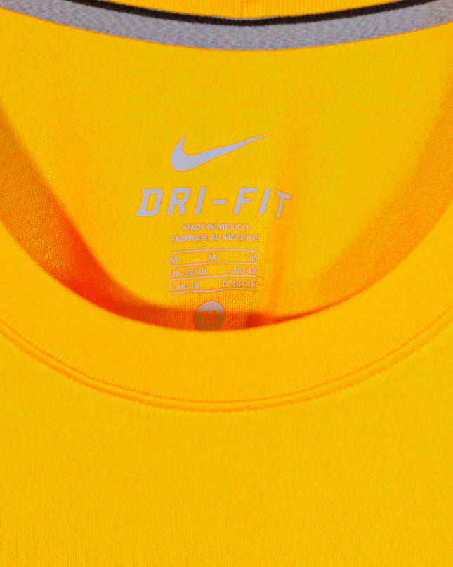 Nike Boys Dri-Fit Short Sleeve Yellow T-Shirt