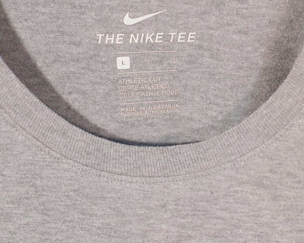 The Nike Tee" Run Swoosh Gray T-shirt