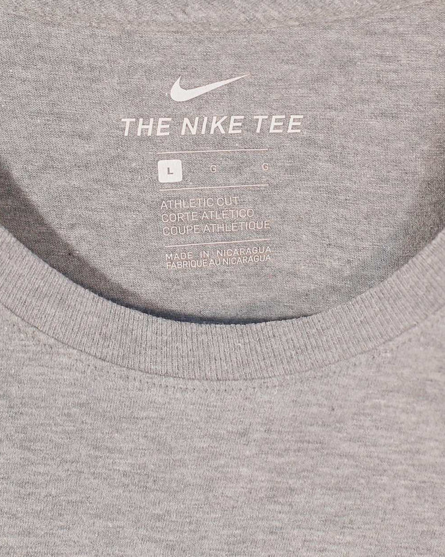 The Nike Tee" Run Swoosh Gray T-shirt