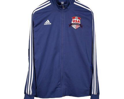 Adidas USA Indiana Soccer Track Blue Jacket
