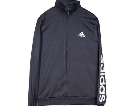 Adidas Primegreen Essentials Linear Track Navy Blue Jacket
