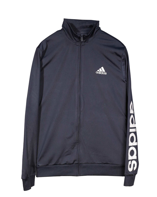 Adidas Primegreen Essentials Linear Track Navy Blue Jacket