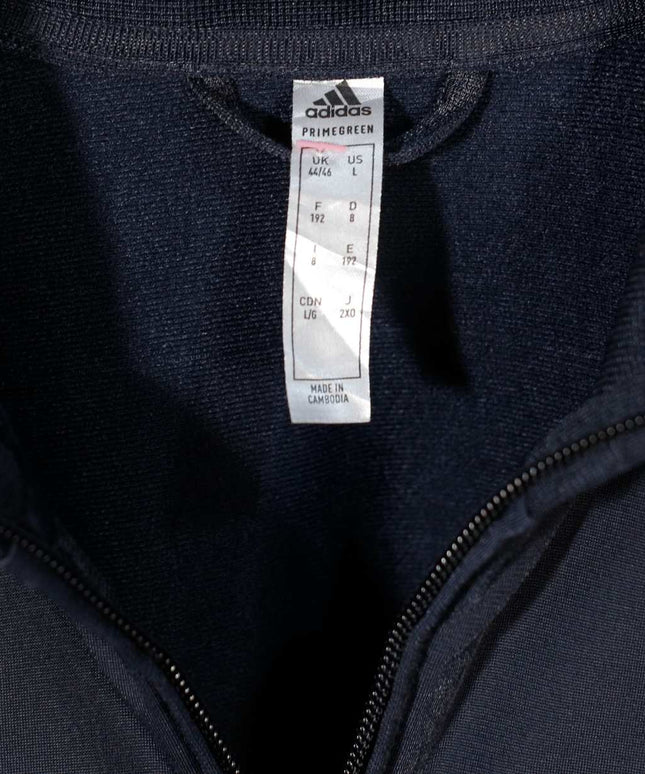 Adidas Primegreen Essentials Linear Track Navy Blue Jacket