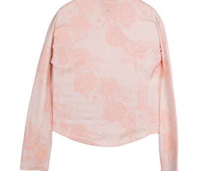 Lululemon Floral Print High-Rise Peach Jacket
