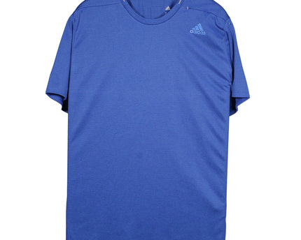 Adidas Crewneck Short Sleeve Activewear Blue T Shirt