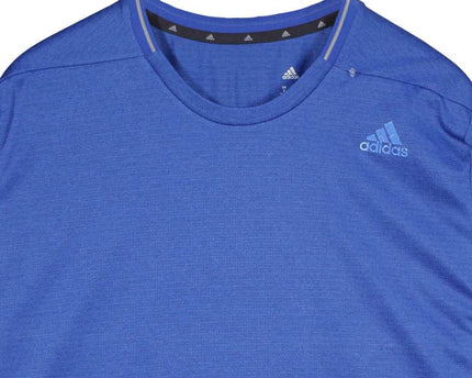 Adidas Crewneck Short Sleeve Activewear Blue T Shirt