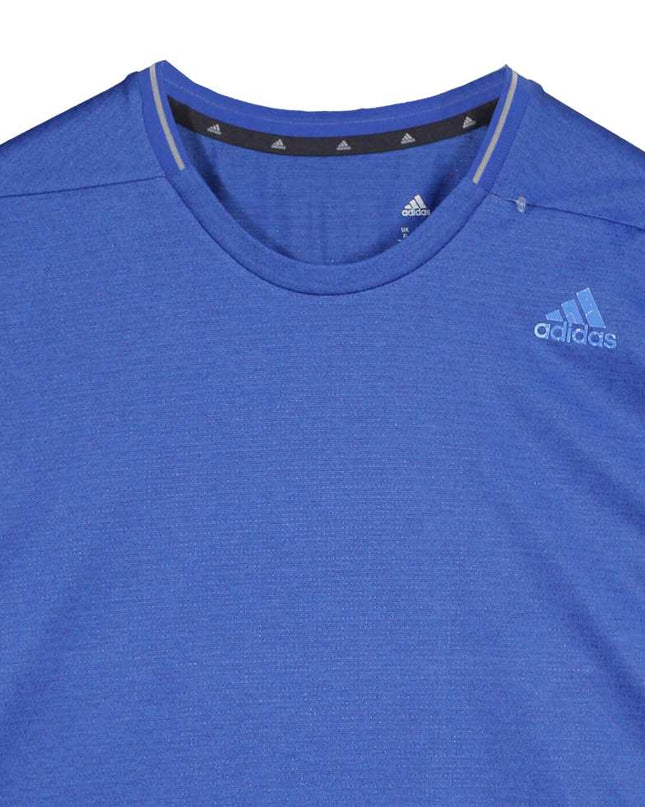 Adidas Crewneck Short Sleeve Activewear Blue T Shirt