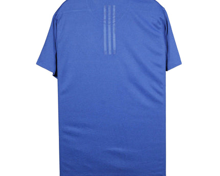 Adidas Crewneck Short Sleeve Activewear Blue T Shirt