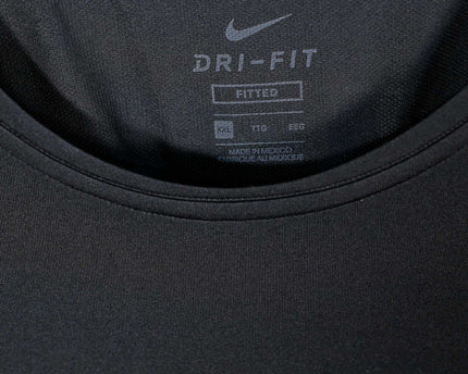 Nike Fitted Dri Fit Black T Shirt