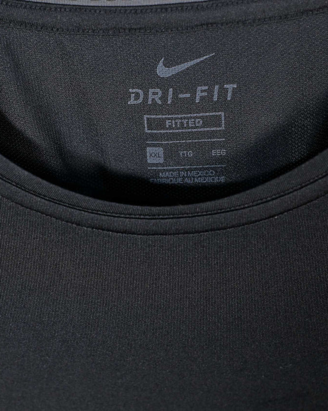 Nike Fitted Dri Fit Black T Shirt