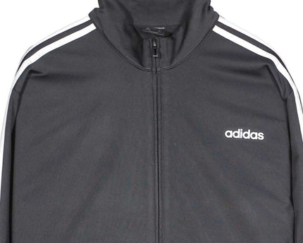 Adidas Essentials 3-Stripes Tricot Track Black Jacket