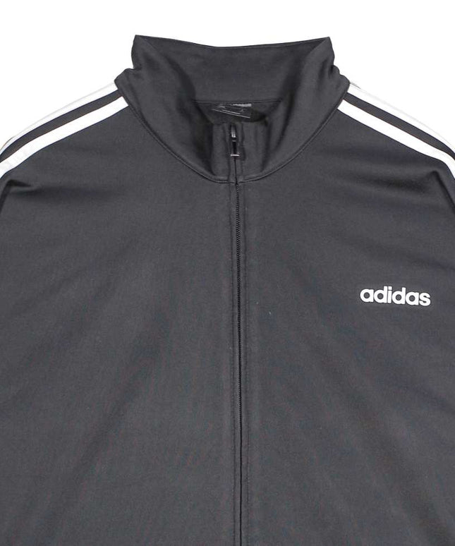 Adidas Essentials 3-Stripes Tricot Track Black Jacket