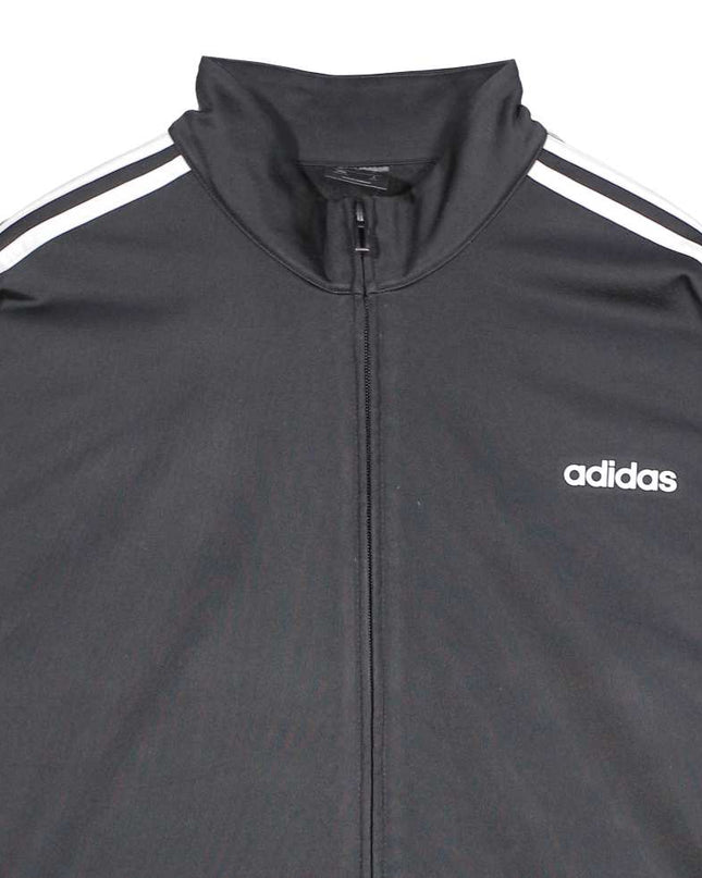 Adidas Essentials 3-Stripes Tricot Track Black Jacket