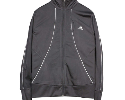 Adidas Full Zip Athletic Black Jacket