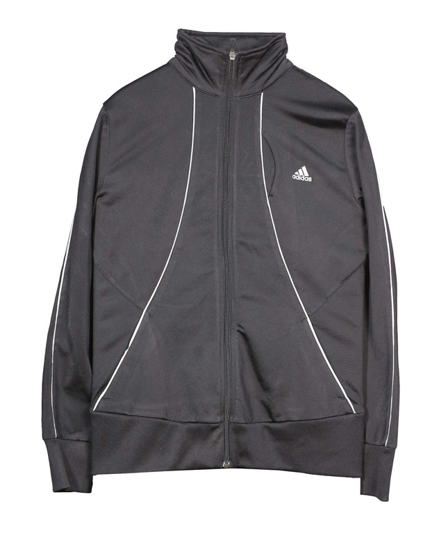 Adidas Full Zip Athletic Black Jacket