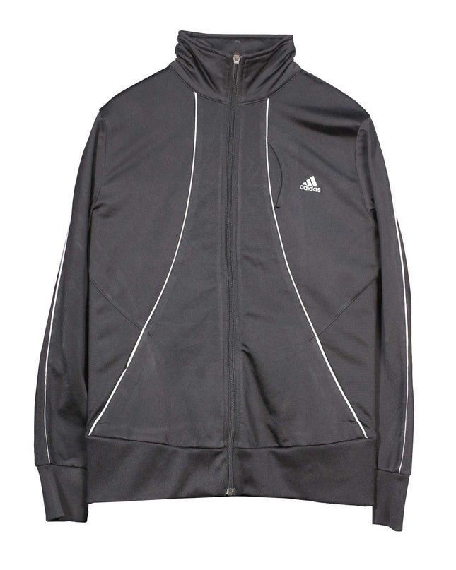 Adidas Full Zip Athletic Black Jacket