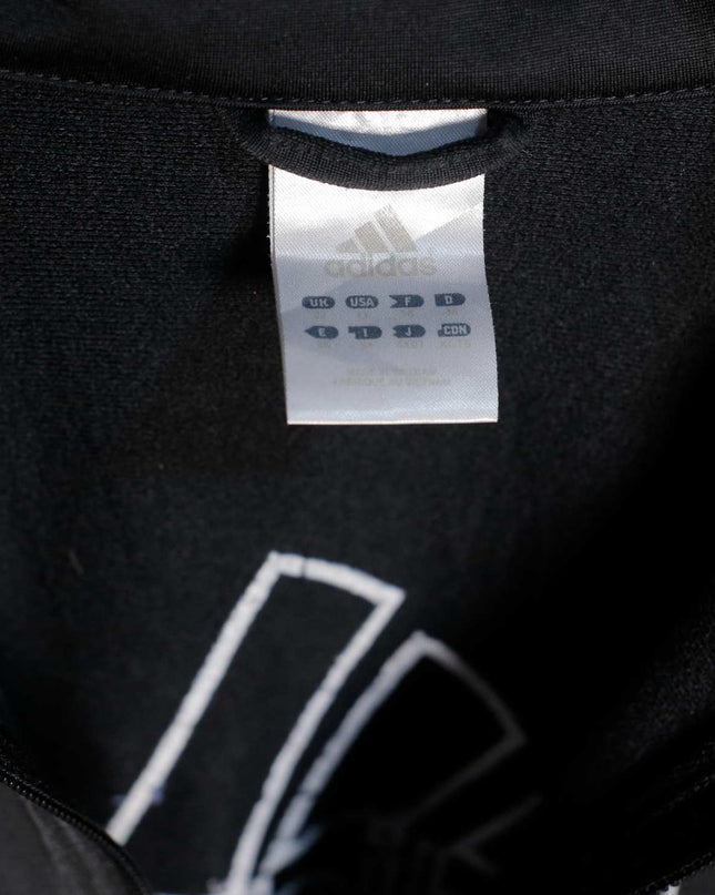 Adidas Full Zip Athletic Black Jacket