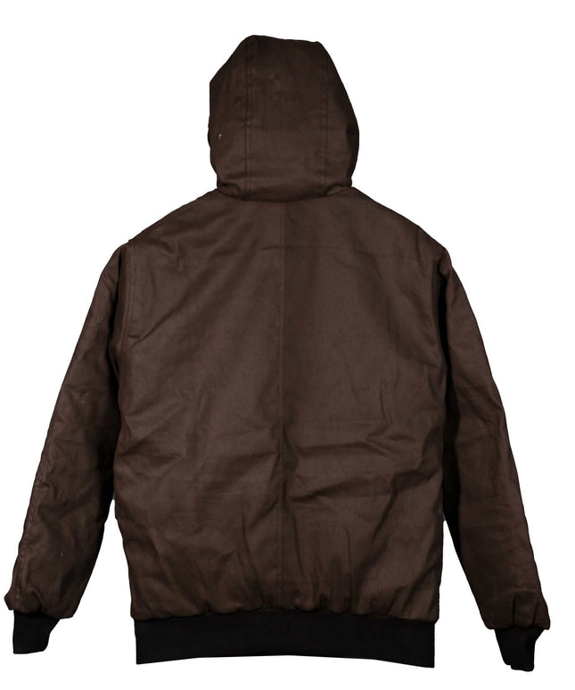 Reworked Carhartt Loose Fit Washed Canvas Hooded Jacket