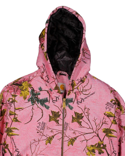 Reworked Carhartt Hunting Bomber Pink Jacket