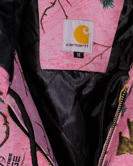 Reworked Carhartt Hunting Bomber Pink Jacket