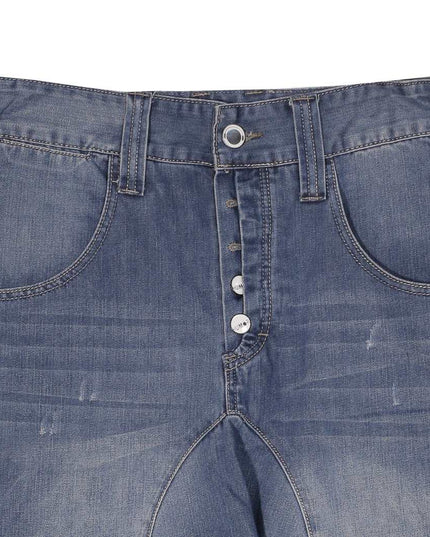 Humor Blue Denim Short