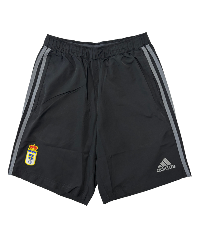 ADIDAS Real Oviedo CF Black Football Shorts