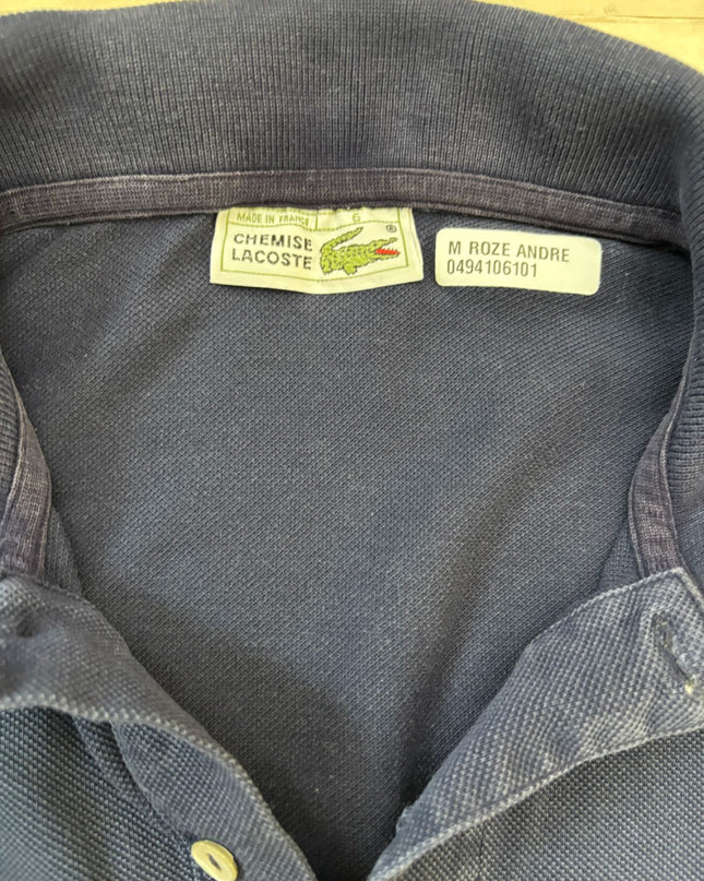 Lacoste Classic Fit Short Sleeve Blue Polo Shirt - L