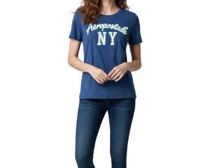 Aéropostale Blue Graphic NY T-Shirt