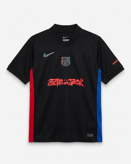 Nike Black FC Barcelona x Cactus Jack Travis Scott Jersey
