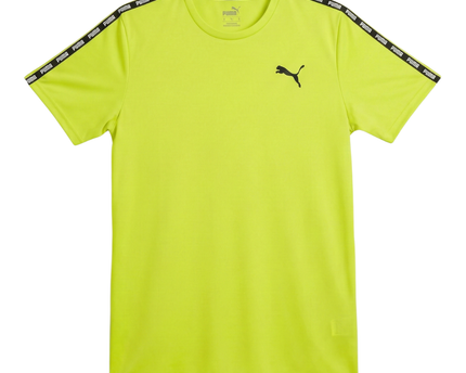 Puma Lime Green Essentials Taped Sports T-Shirt W/TAG