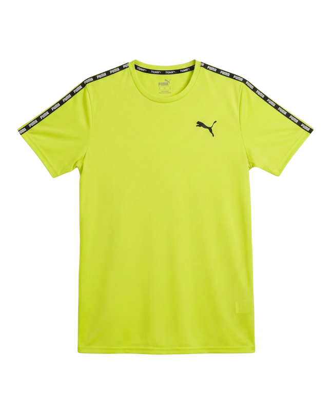 Puma Lime Green Essentials Taped Sports T-Shirt W/TAG