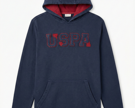 U.S. Polo Assn. Navy Blue USPA Logo Hoodie