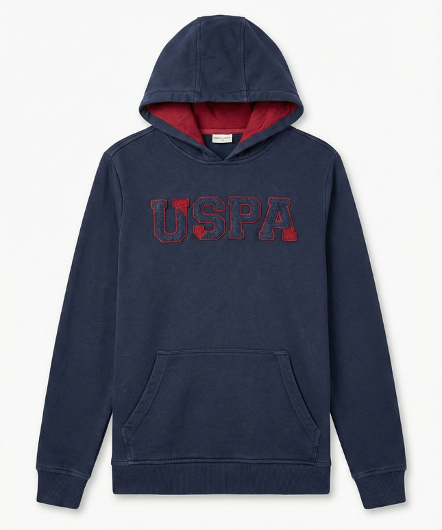 U.S. Polo Assn. Navy Blue USPA Logo Hoodie