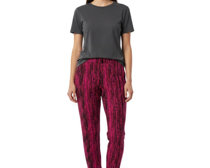 ZARA Fuchsia Textured Pants