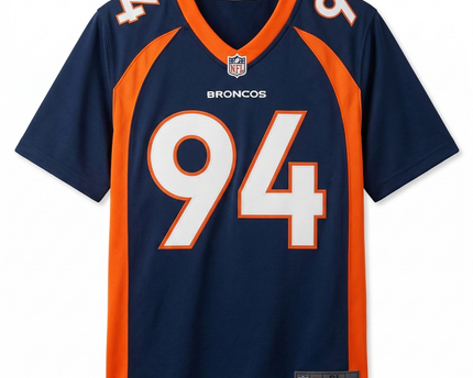 NFL PRO LINE Navy Blue Denver Broncos 94 Sports Jersey