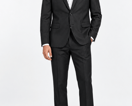 Alberto Paolucci Slim Fit Black Suit with Shirt