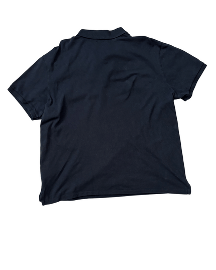 Ralph Lauren Polo Custom Slim Fit Black Heritage Pique Shirt - L