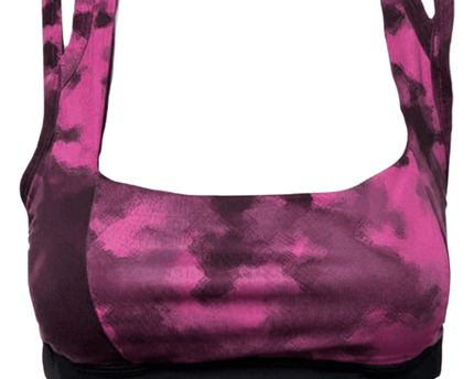 Lululemon Abstract Print Strappy Racerback Sports Top