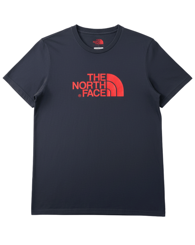 The North Face Navy Red Logo T-Shirt